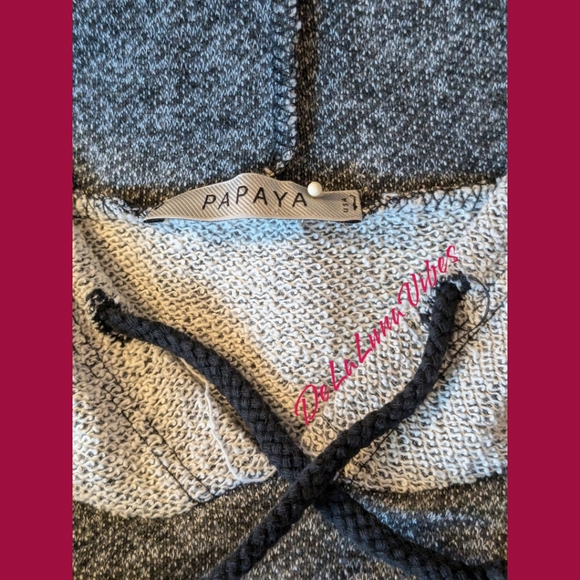 Papaya Juniors Small Glamour Hoodie with Drawstring. "Born to be Beautiful" - Picture 2 of 7